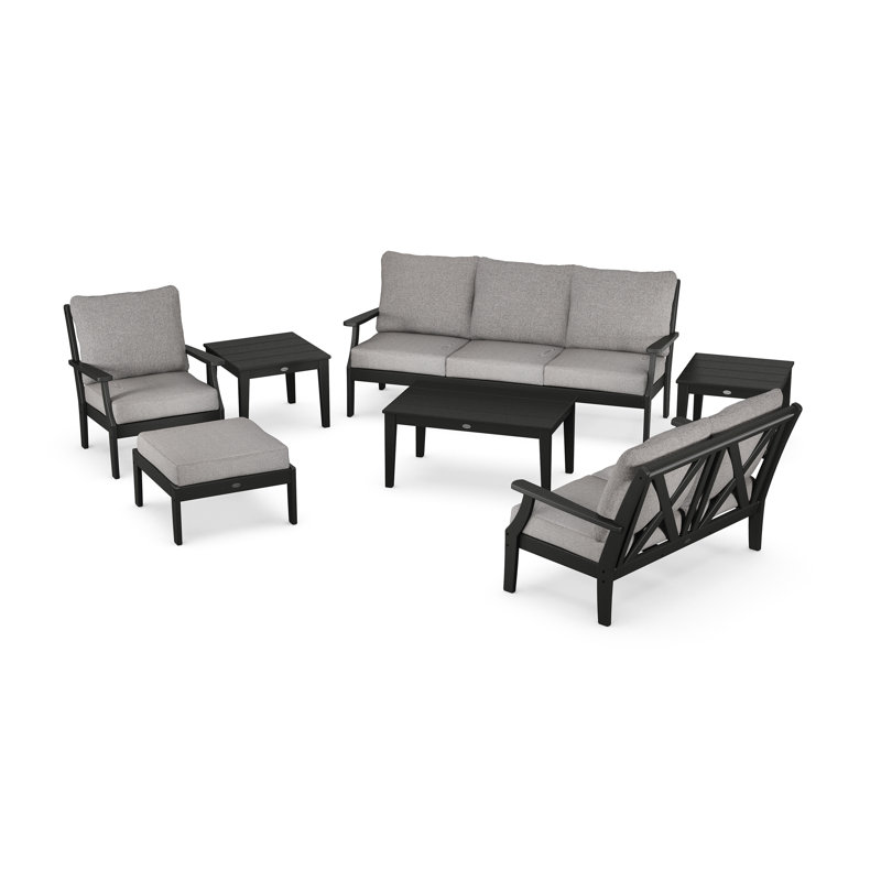 Braxton 7-Piece Deep Seating Set, Gray Revolution®