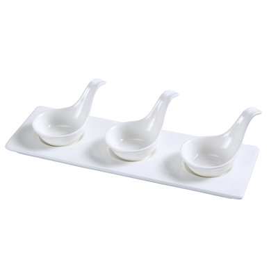 Yanco Piscataway Porcelain Condiment Server