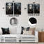 Lions Nocturnal Watch - Lion, impression d'art mural en métal, ensemble de 2-1491747350