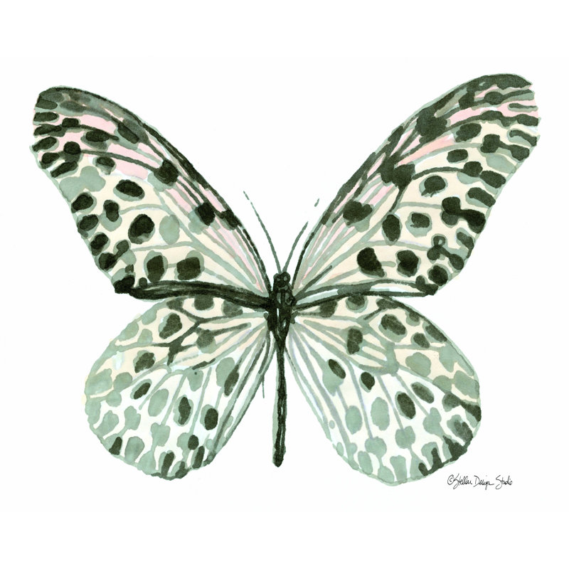 Papillon 3 - impression sur toile tendue, H 12 po x l 16 po