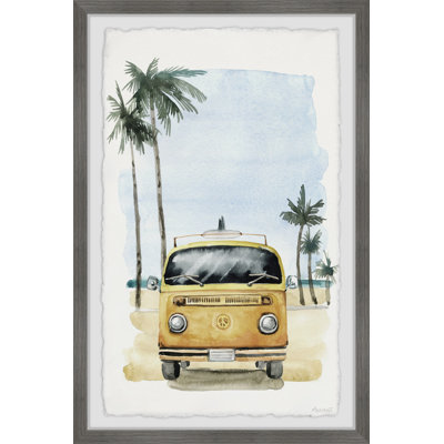 Alfred Traveling a Surfers Framed Print