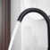 Automatic Sensor Touchless Single Hole Bathroom Sink Faucet Deck Mount With Temperature Mixing Valve In Matte Black