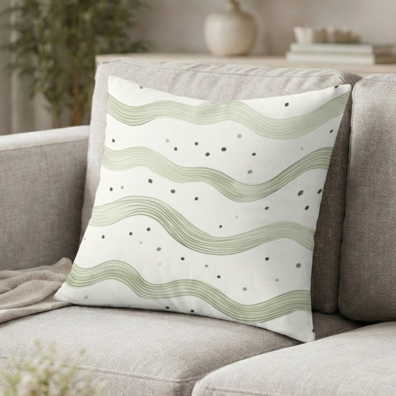 Coussin Modern, H 16 po x l 16 po