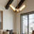Mingle 3-Light Chandelier - Satin Brass