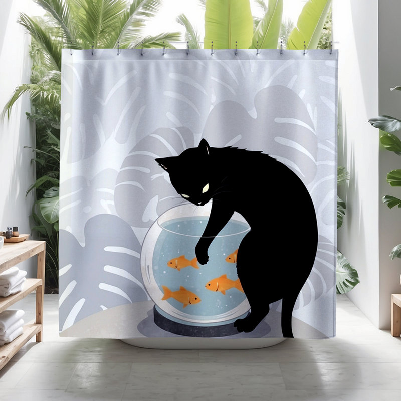 Katt Shower Curtain