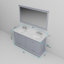 Ensemble de meuble-lavabo double 60 po Dukes-87292612-112870262