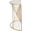 Benazir 100cm Glass Top Console Table