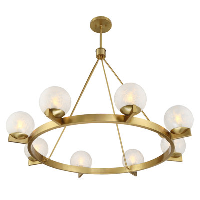 Darien 8-Light Chandelier in Brass