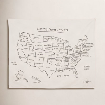 Large Suede Wall Tapestry