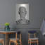 Ivy Bronx «Striped Man» par Andreas Magnusson, art mural en métal-595159398