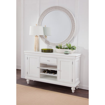Deborra Server - Dove White by Alcott Hill