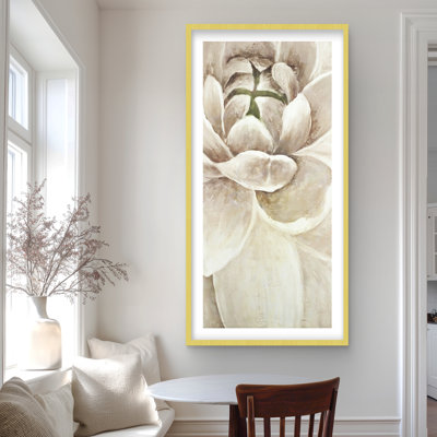 Delicate chrysanthemum - Contemporary Flowers Framed Print