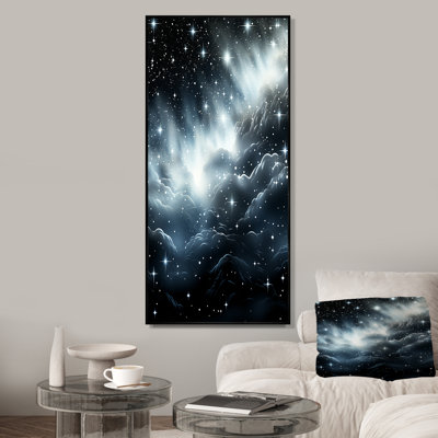 Mystical Planets Mountain Fantasy I - Art mural fantastique