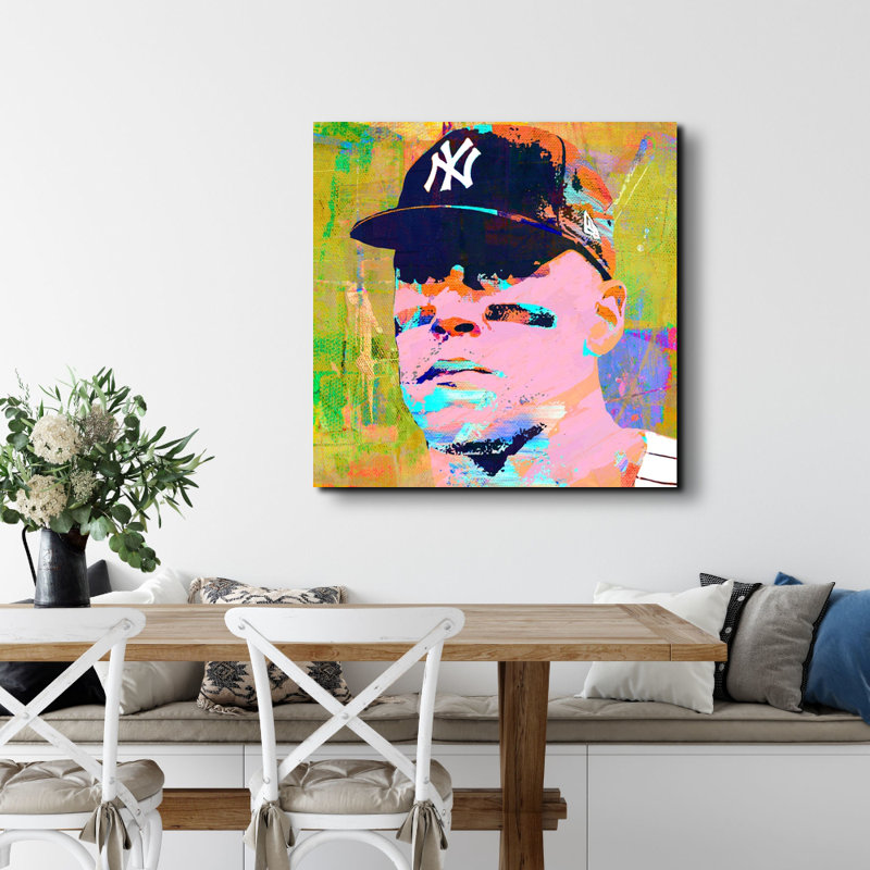 «Aaron Judge» par Stephen Chambers, impression sur toile tendue, L 15 po x H 15 po