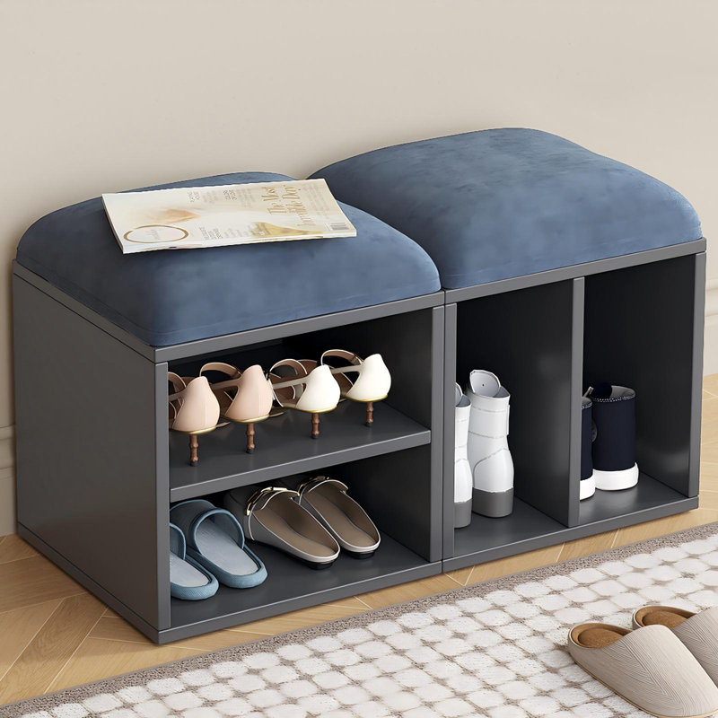 40cm Deep Blue Storage Benches
