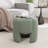 Faux Fur Upholstered Ottoman-2143206208