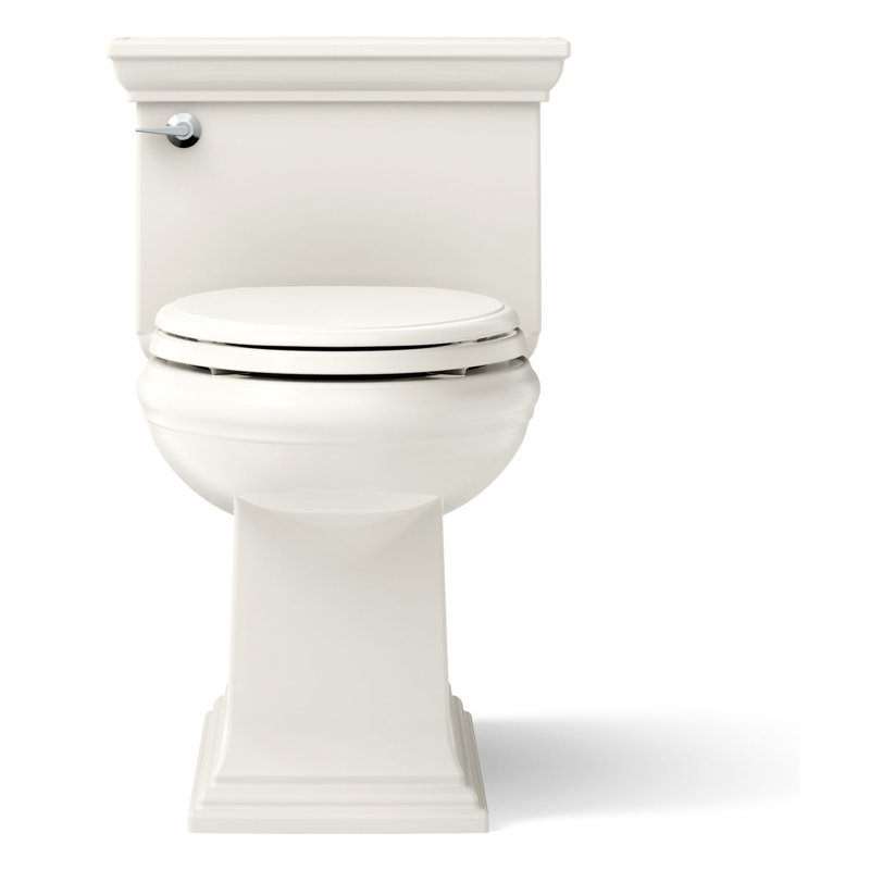 Memoirs Stately Comfort Height 1.28 gpf One-piece Compact Elongated Toilet, Biscuit