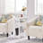 Castella End Table and Built-In Outlets