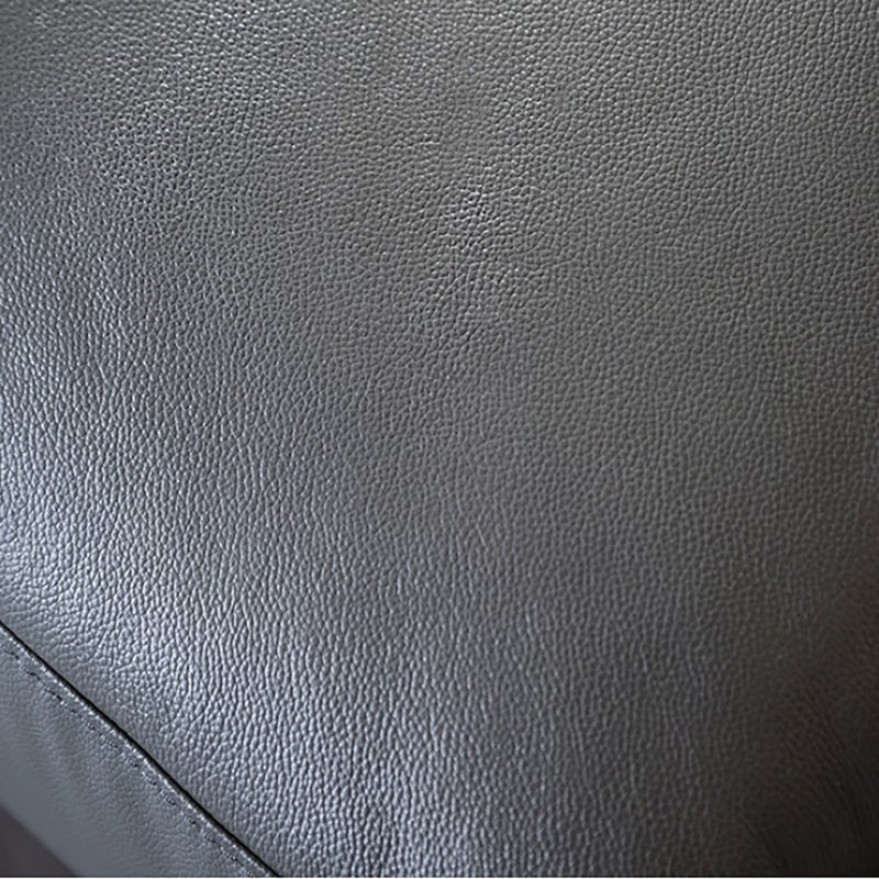 Hoeard L-shaped Sectional, Dark Gray Leather Match, Right Hand Facing