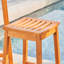 Tabouret de salle à manger en bois Honey Eucalyptus