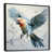 Black Floater Framed