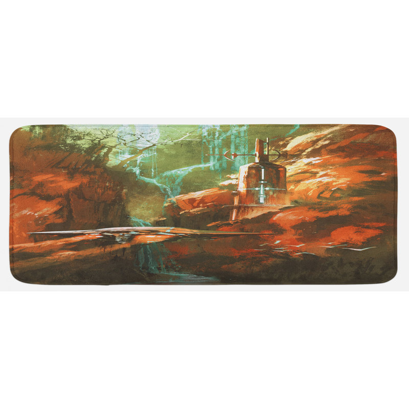 Tapis de cuisine imaginaire world