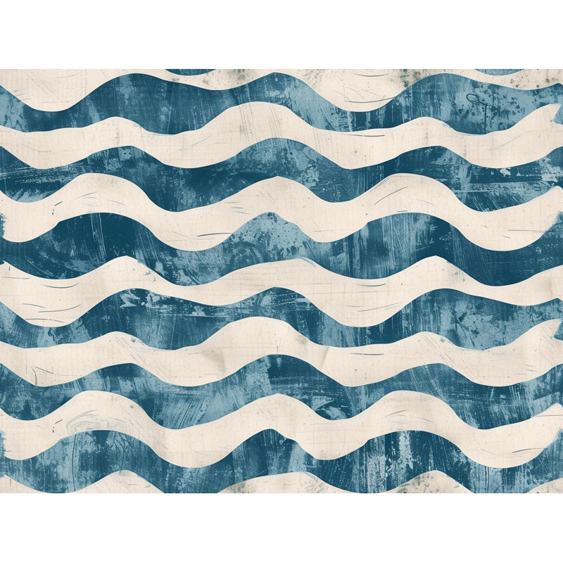 Waves Room Darkening Curtain Pair, 40" W x 63" L