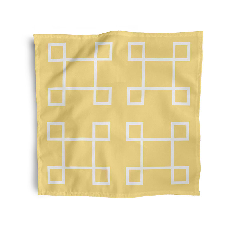 Serviette Kuse, L 18 po x L 18 po, Citron
