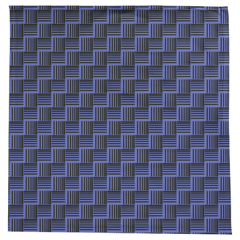 Rayures nattes classiques Nappe, Bleu foncé