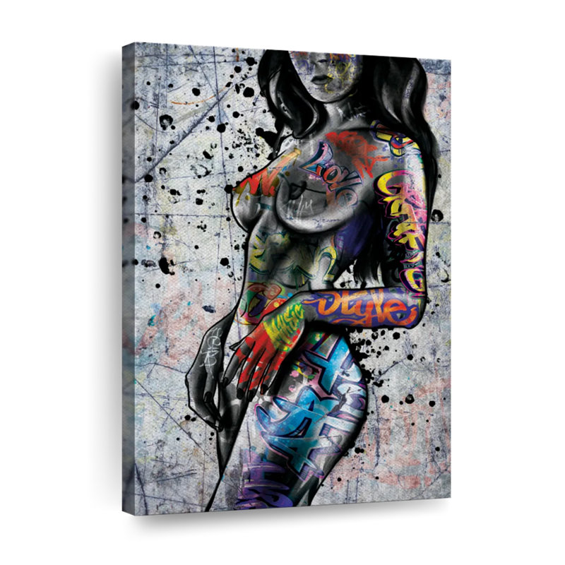 Porte dorée texturée sur toile, H 36 po x l 24 po x P 1,25 po
