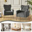 Tonas Upholstered Wingback Chair-466040044