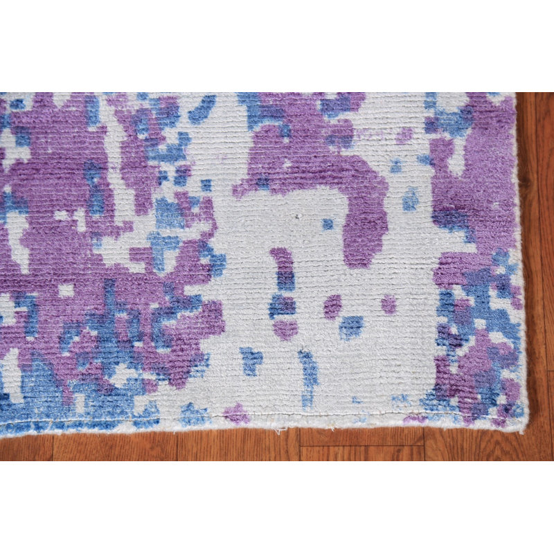Tapis de couloir oriental contemporain contemporain 3 x 9