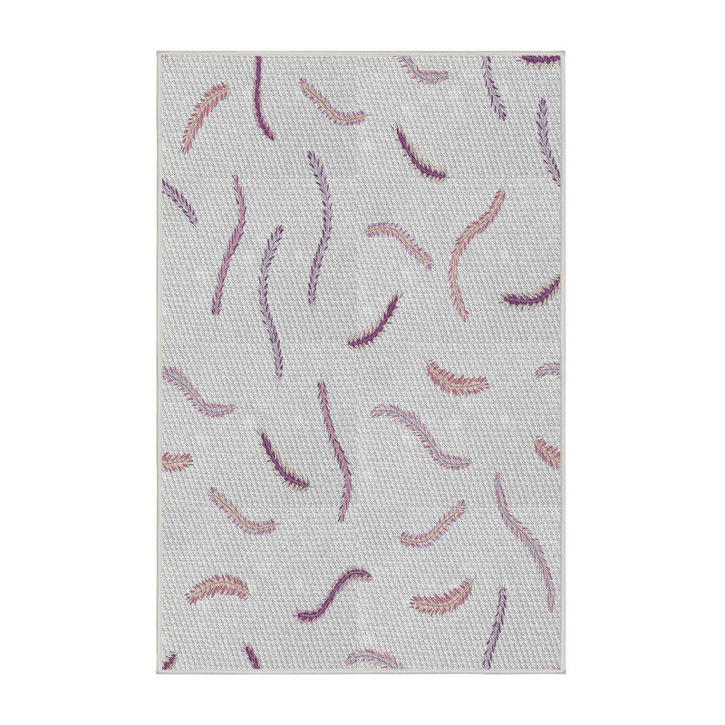 Abstract Indoor Rug, Rectangle 7' x 10'