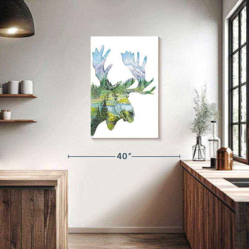 Brampt Nature Moose, 36" H x 24" W