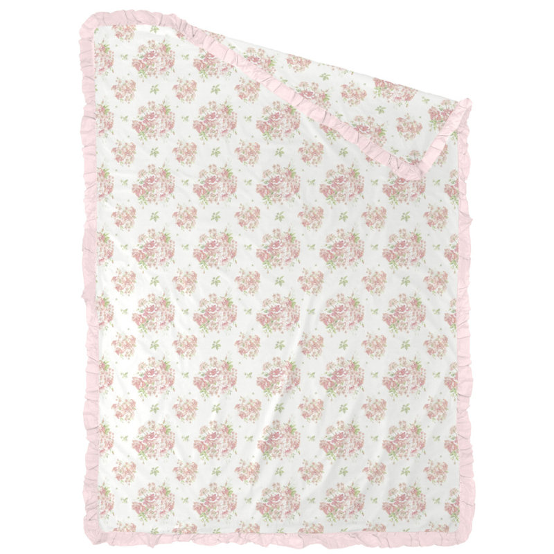 Polyester Percale Floral Duvet Cover, Twin Duvet Cover