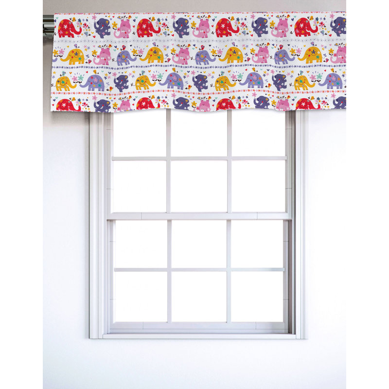 Sateen Ruffled Window Valance