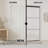 78"-82"W x 80"H White Glass Paneled Sliding Door With Black Frame-112766596-112766597