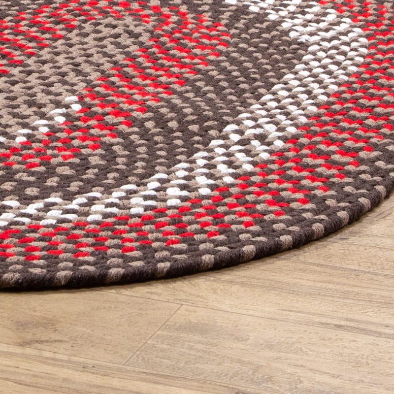 Tapis en coton Chrisan, Rond 6 pi