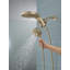 Pomme de douche double à 5 jets et douche à main avec Lumicoat Hydrocain 2,5 GPM Hydrorain-1739803637