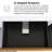 55" Wall Mounted Bathroom Vanity With White Solid Surface Top