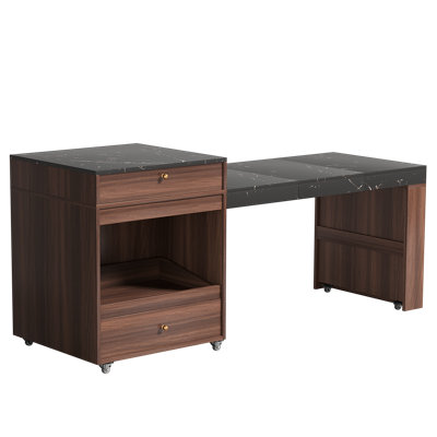 Rolling Kitchen Island With Extendable Dining Table
