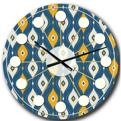 Horloge murale rétro Mid-Century