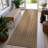 Geometric Sand/Natural Easy-Care Jute-Style Indoor/Outdoor Flat Woven Area Rug-753307568-753307573