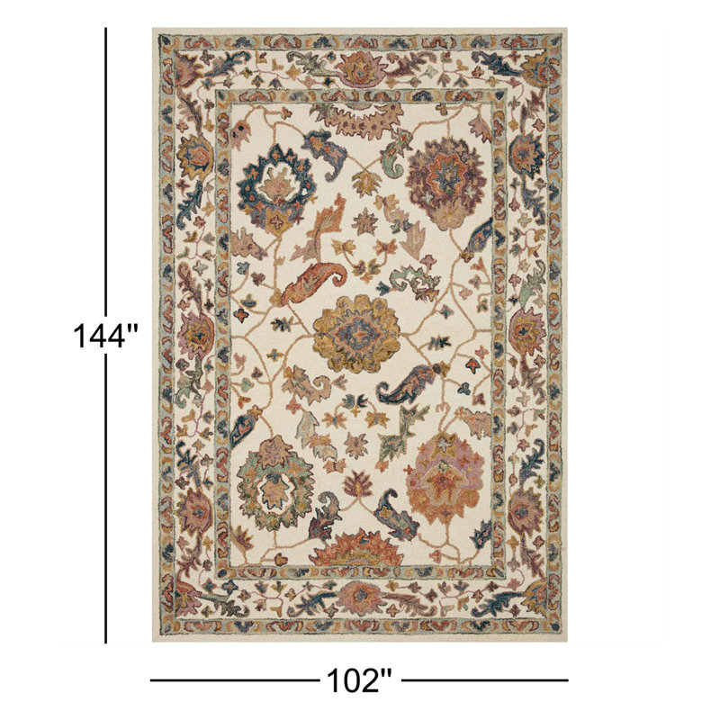 Norge Wool Oriental Indoor Rug, Rectangle 8'6" x 12'