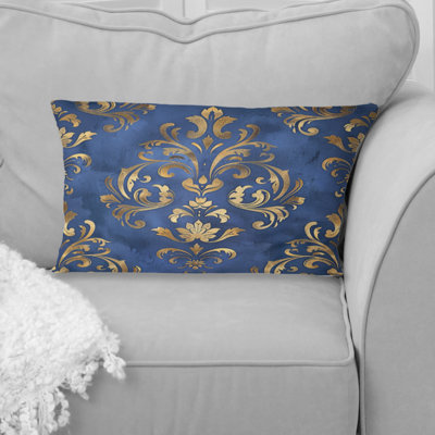 Damask Glamour III - Glam Lumbar Pillow