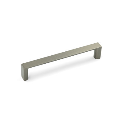 Brushed Nickel Square D-Bar Handles 