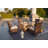 Wicker 4 - Person Patio Conversation Set with Cushions