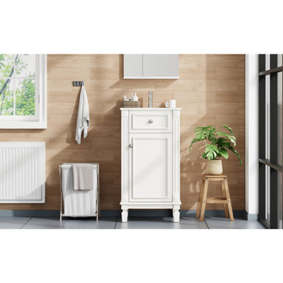 Meuble-lavabo 18 po avec lavabo en céramique