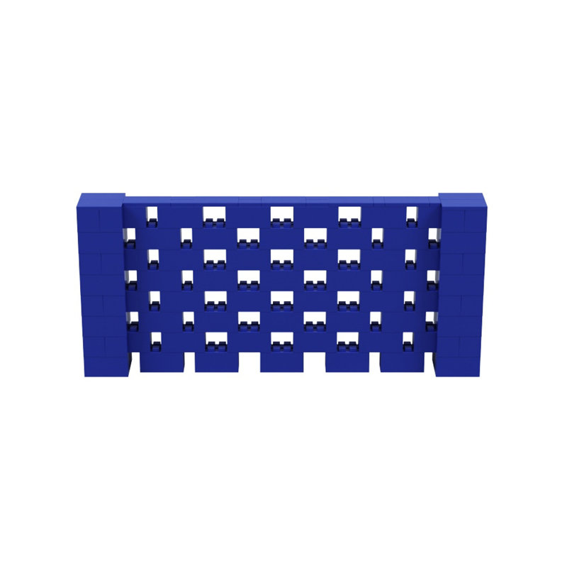 Ensemble mural 4 po de haut Everblock, Bleu, 108"