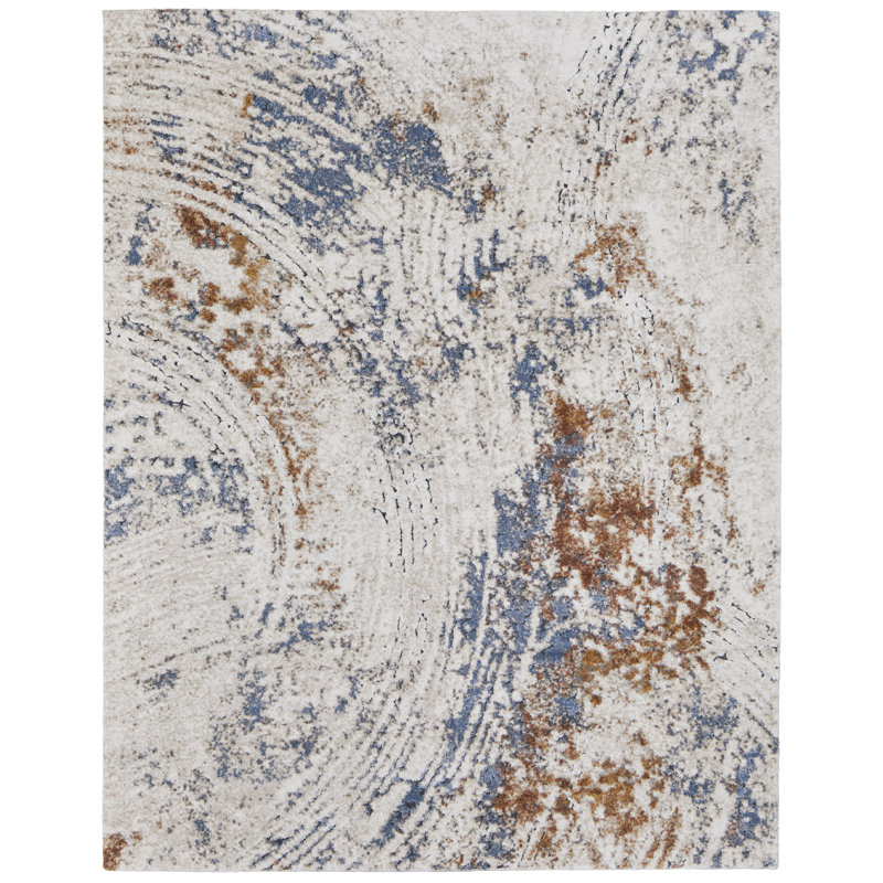 Rivah Performance Abstract Indoor Rug, Rectangle 10' x 14'